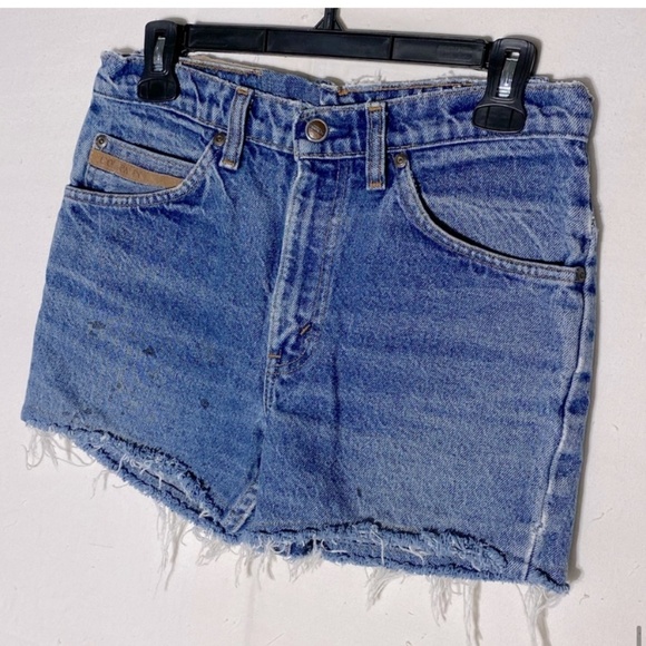 Vintage Great Western Garment Company Distressed Cut Off Jean Shorts 28 - Picture 10 of 10